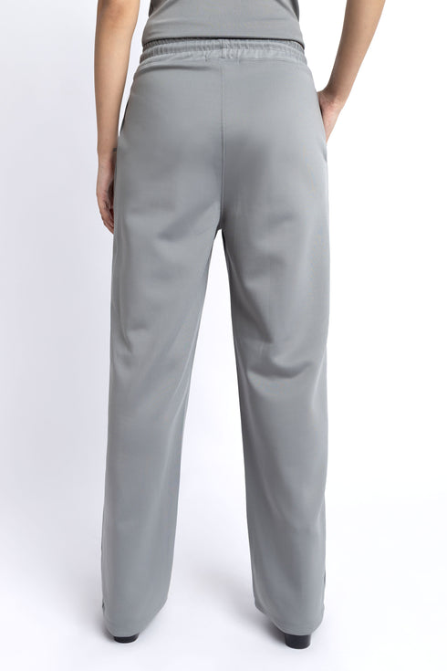 The Grey Straight Fit Pants